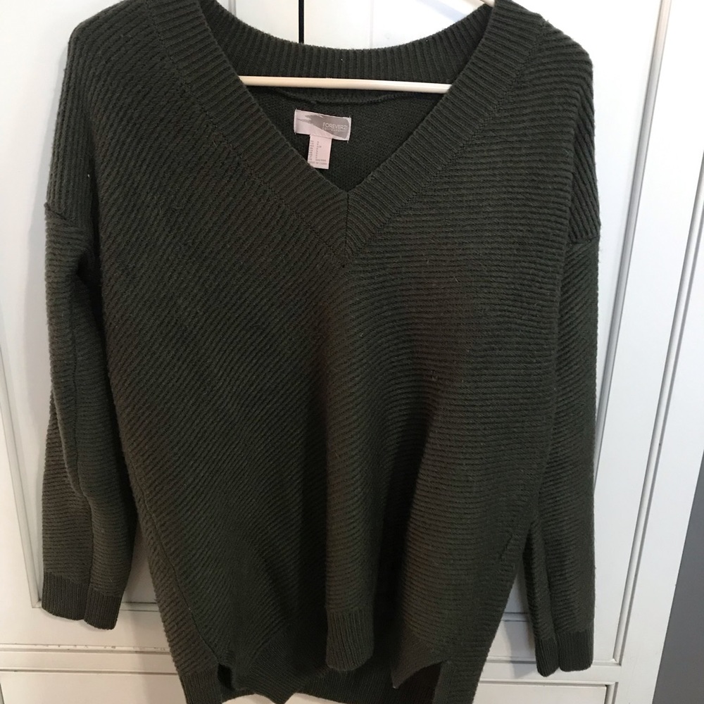 Oversized knit sweater